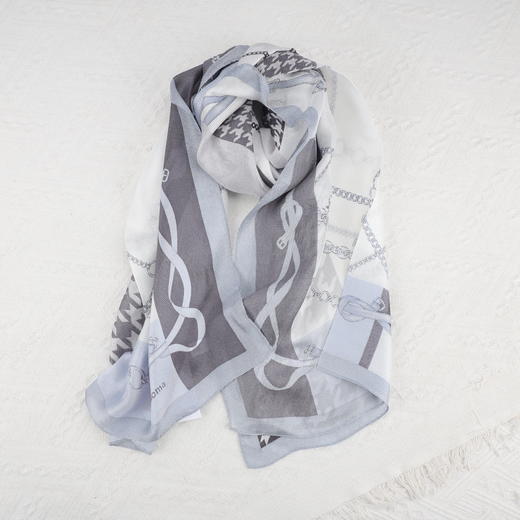 renoma桑蚕丝长款围巾法国品牌出口韩国品质（出口韩国） 商品图2