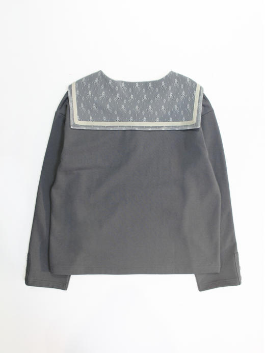 Kaiy Xiao 星星国航海系列 蕾丝海军领长袖T恤（包括蝴蝶结 商品图9