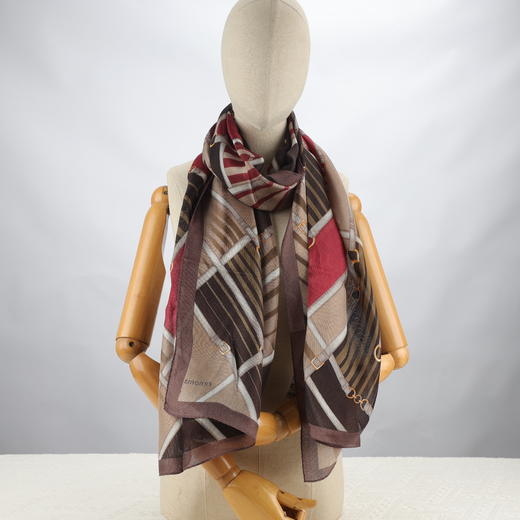 renoma桑蚕丝长款围巾法国品牌出口韩国高端品质（出口韩国） 商品图0