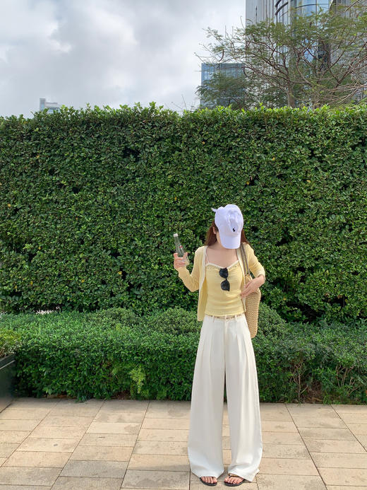 <曾小咸推荐>4.4现货秒杀！微信超特价！腰头钉珠休闲裤 日常189.99 立减100 秒杀89.99！杏色开衫两件套79.99！！ 商品图14