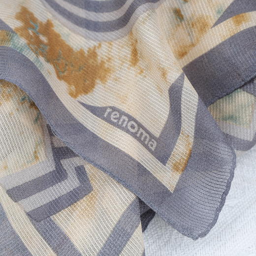 renoma桑蚕丝长款围巾法国进口高级质感百搭保暖（出口韩国） 商品图8