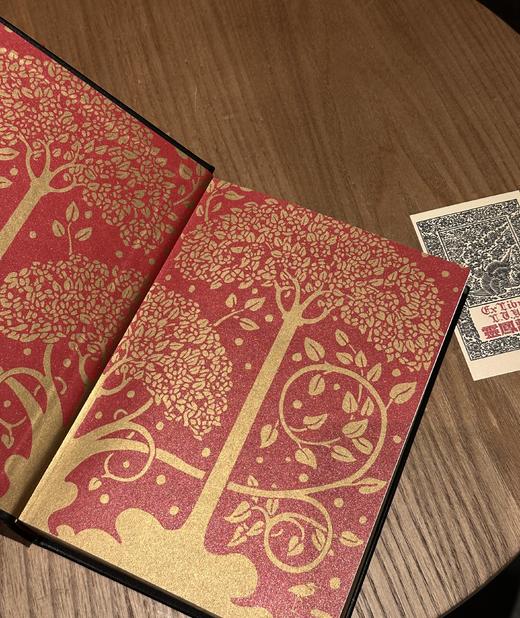 限量珍藏版《书淫艳异录》荷兰进口漆布，三面鎏金书口+丝印花纹 商品图9