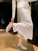 张心子【甜心赴约
】V领蕾丝拼接百搭温柔针织衫上衣 U2510001 商品缩略图10