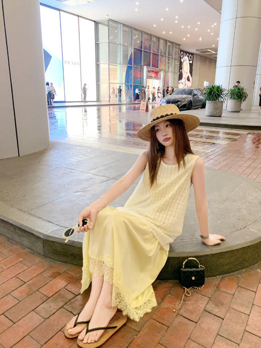 <曾小咸推荐>现货秒杀！微信超特价！假两件无袖连衣裙 日常259.99 立减150 秒杀109.99！ 商品图14