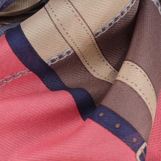 法国品牌renoma(出口韩国）优雅通勤必备桑蚕丝长款围巾轻盈透气四季百搭 商品图13