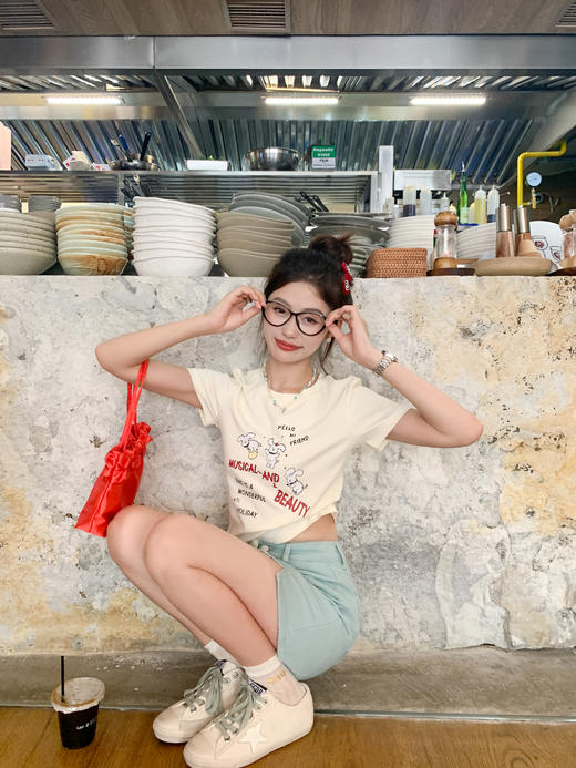 【110元任选2件】最后一波现货！小狗印花短袖T恤 商品图9