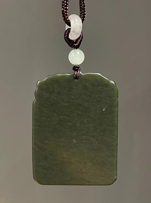 和田镂雕莲花鲤鱼图方牌，顺丰包邮 商品图10