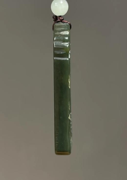 和田镂雕莲花鲤鱼图方牌，顺丰包邮 商品图4