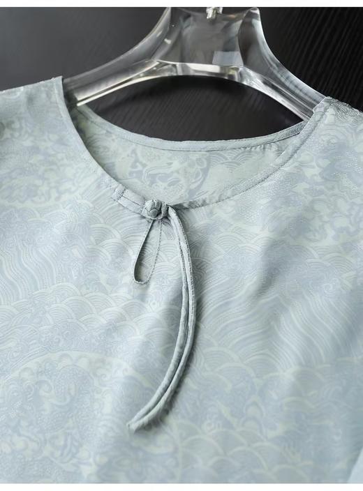 HERA CHOLE·气质新中式云舒小衫，把东方诗意穿身上，轻盈舒爽像一抹秋风【3-7天发货】 商品图1