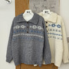 YW复古费尔岛翻领提花毛衣(LH)(LD)-纪念日百货167098417 商品缩略图1