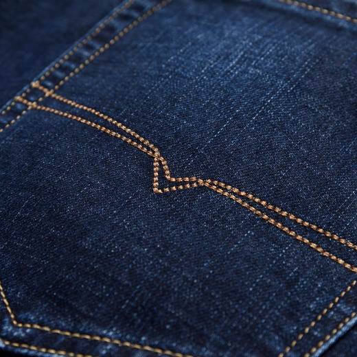 圣得西男士挺括有型舒适易搭牛仔裤2025秋季新款商务休闲时尚长裤 商品图13