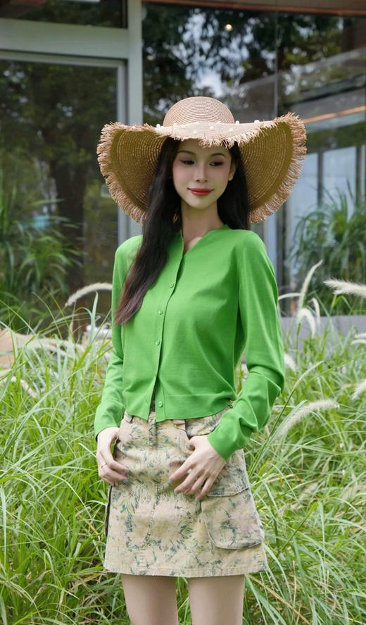 【开放日忙 秒杀价已调 直接拍】返场 江南布衣 纯色高级绵羊毛 针织开衫 商品图7