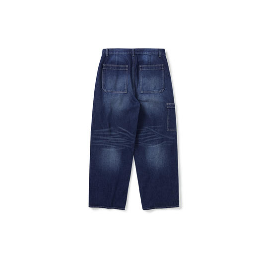 PRIMEE 水洗自然加工宽松锥形牛仔裤 商品图4