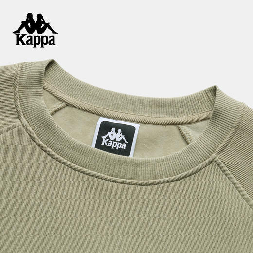 Kappa卡帕背靠背运动卫衣男2025新款秋季针织套头衫加绒刺绣上衣K0F72WT72 商品图2