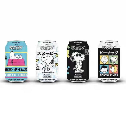 台湾史努比原味气泡水330ml 商品图3