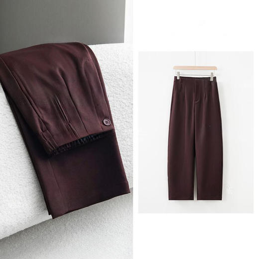 （小眠专属）2025秋款钛金棉千金裤显瘦高腰直筒裤8805 商品图11
