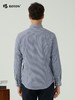 波顿男士春秋冬 衬衫 磨毛格纹修身 柔适英伦风休闲长袖款MS710323 商品缩略图2
