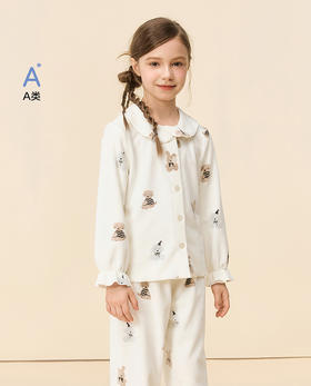 5楼 爱慕儿童绒绒萌宠家居服上衣  AK141K761