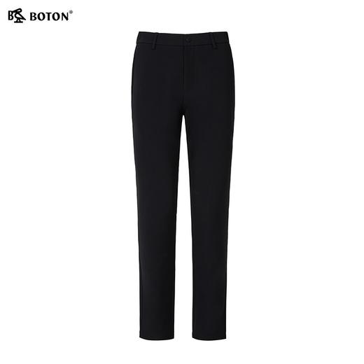 [羊绒蚕丝羽绒纱]波顿男士秋冬 休闲裤 直筒合身 舒适挺括美式长裤ME936324 商品图4