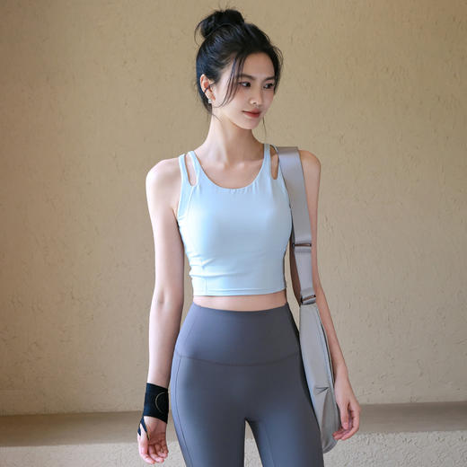 跃牌【周游世界】秋冬新款瑜伽服女高强度训练内衣健身上衣防震文胸BR1649 商品图0