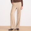 EITIE爱特爱气质燕麦色高腰显瘦休闲裤雪尼尔直筒裤2025冬季新款D2505909 商品缩略图3