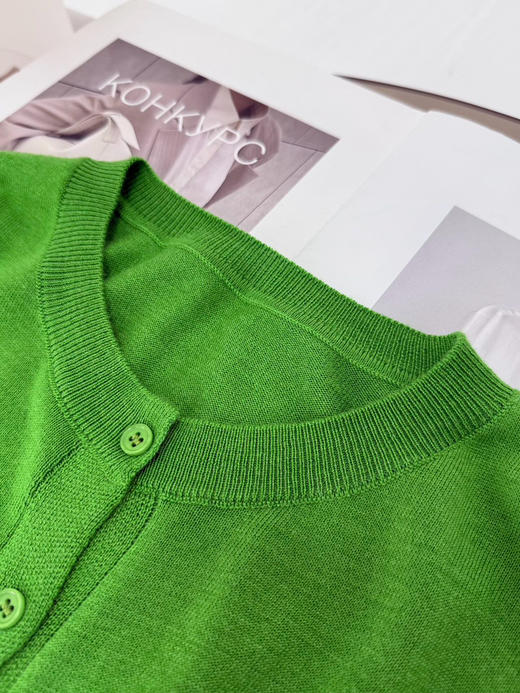 【开放日忙 秒杀价已调 直接拍】返场 江南布衣 纯色高级绵羊毛 针织开衫 商品图13