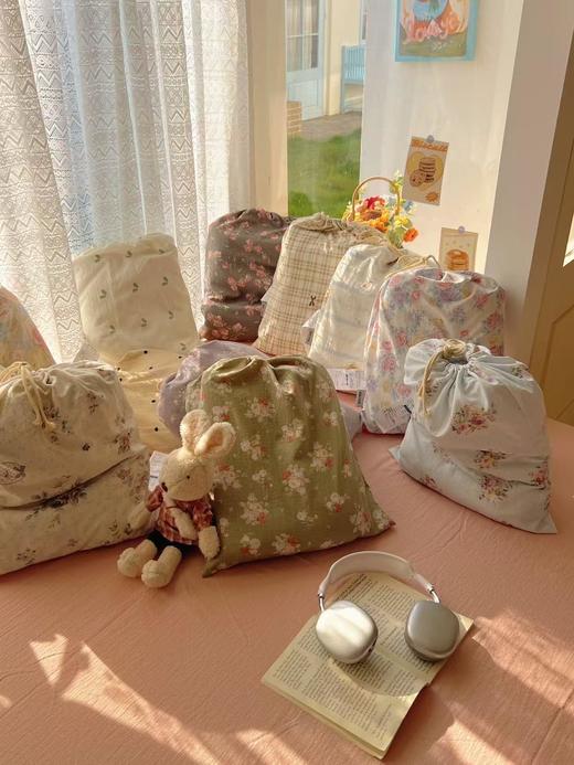 🍂出口🇰🇷韩国订单🍒【MONZECIKOIMS 水洗棉纱小布袋四件套】🌷花小钱真能睡高级感❗️ 💰淘宝价：126.8¥/套 💰团购价：89.9¥/件，❤️立省36¥ 商品图3