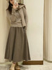 926-2 大爆款 小禾 羊毛牦牛绒混纺 针织布 大裙摆 氛围感半身裙 贼显瘦 商品缩略图9