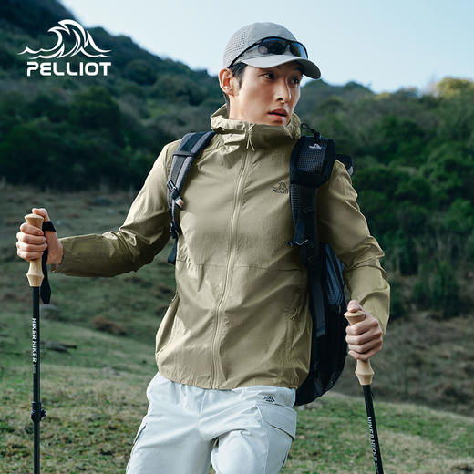 【轻风】伯希和透气防晒衣男士春夏轻薄跑步皮肤衣户外透气防晒服 商品图0