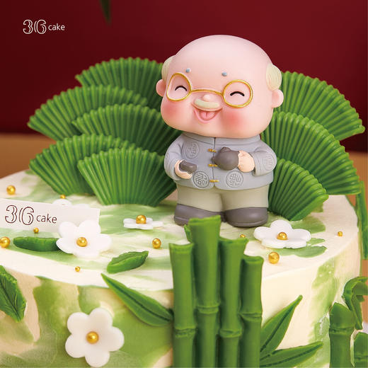 青竹贺寿 ‧ 鲜果奶油蛋糕，可选1.5/2.5/6磅  | 36 CAKE 商品图2