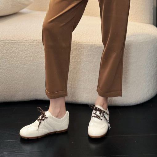 JEHURFIE/纪华菲 全羊皮音符德训鞋 时尚百搭 舒适柔软 商品图4