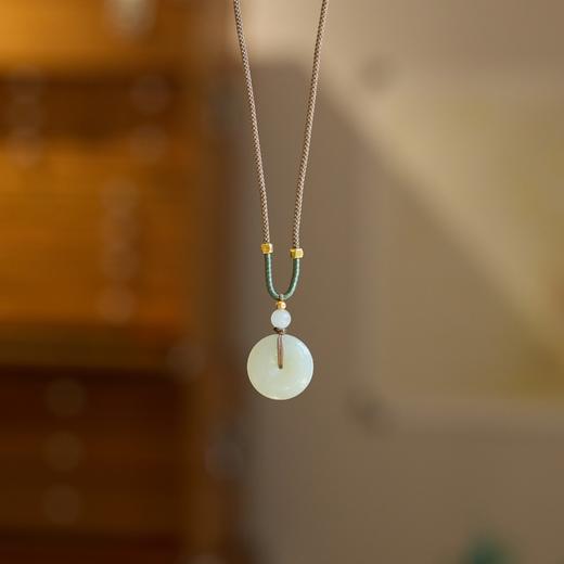 【普陀山】和田玉平安扣吊坠 健康平安 可送人自用 商品图3