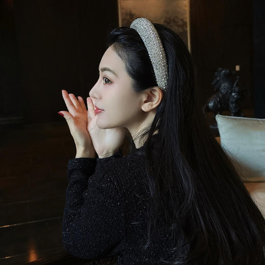 Binailu比奈鹿高定张雨绮同款推荐满钻款发箍 商品图6