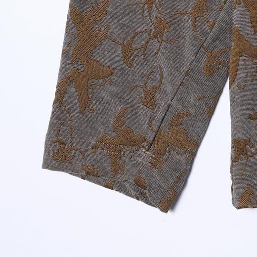 T4812SDSA秋冬新款痞帅男装休闲撞色暗纹提花半高领长袖T恤时尚简约 商品图4