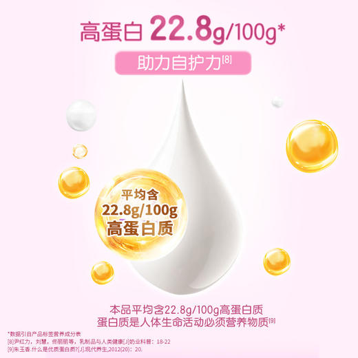 蒙牛高钙高铁女士奶粉（铂金装）400g（新国标） 商品图3