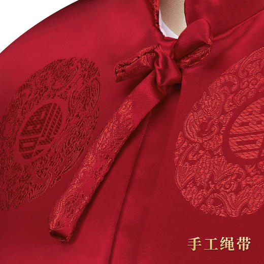 天福系列-福寿团女唐装（红） 商品图6