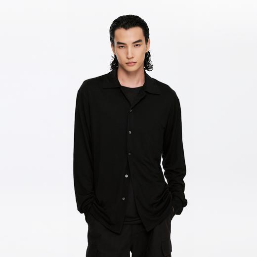 oneup垂感羊毛宽松衬衫（男女同款） 商品图3