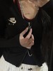 N&K女子修身V领拉链长袖针织衫秋季显瘦紧身鱼骨上衣 商品缩略图12