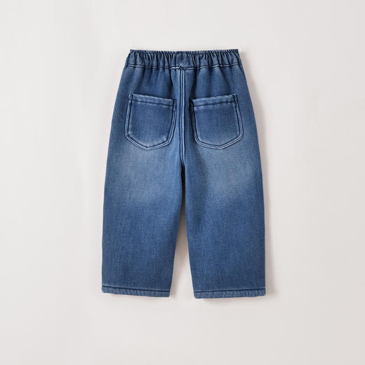 【奥利绒】马克珍妮女童挺括有型牛仔萝卜裤2025年秋冬新款551520 商品图2