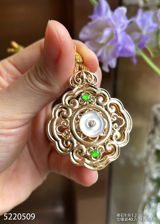5220509，平安扣吊坠。具体价格微信咨询 商品图3