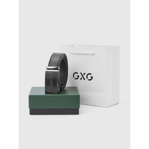 GXG通勤皮带皮带男士自动扣腰带商务休闲裤带 商品图4