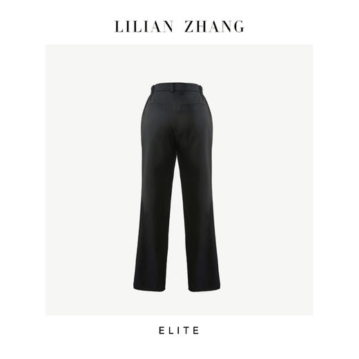 定制—静奢风 —都市摩登—衣橱必备—羊毛肌理感弹力腰筒裤  2504015 商品图2