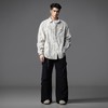 PINLI品立2025秋季新款莱赛尔肌理印花衬衫宽松休闲长袖衬衣外套GD253113114 商品缩略图4