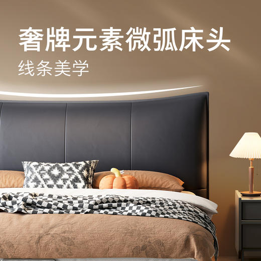 顾家家居整装 现代时尚 皮艺床KZ.B1096PQ1奈尔 商品图3