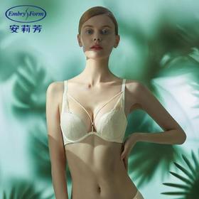 3楼安莉芳安莉芳【浪漫丝语】商场同款有钢圈性感蕾丝文 胸女士薄款大胸显小内衣EB00510