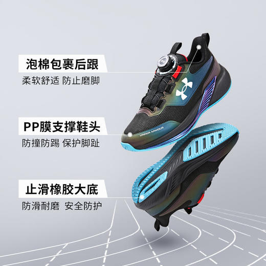 【正品直发】正品Under Armour安德玛儿童舒适运动科技跑鞋2431110/2521123/2441102/2441104【爆款合集】超低折扣 商品图9