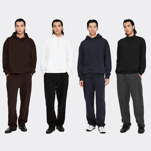 oneup抓绒收脚卫裤 商品图3