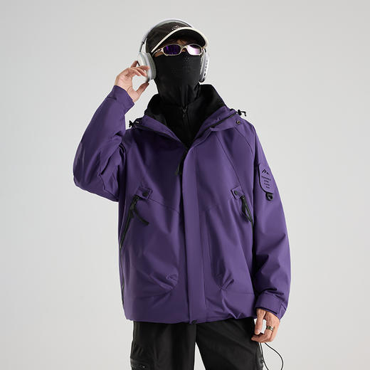 【幸运鹿】男女款户外轻奢潮流三合一旅行冲锋衣外套 商品图5