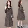 QYM 762115-Y格子风衣外套时尚优雅大衣 商品缩略图2
