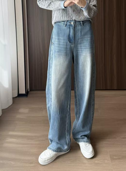 杨幂同款天丝软牛仔M*CO弯 刀牛仔裤 商品图13